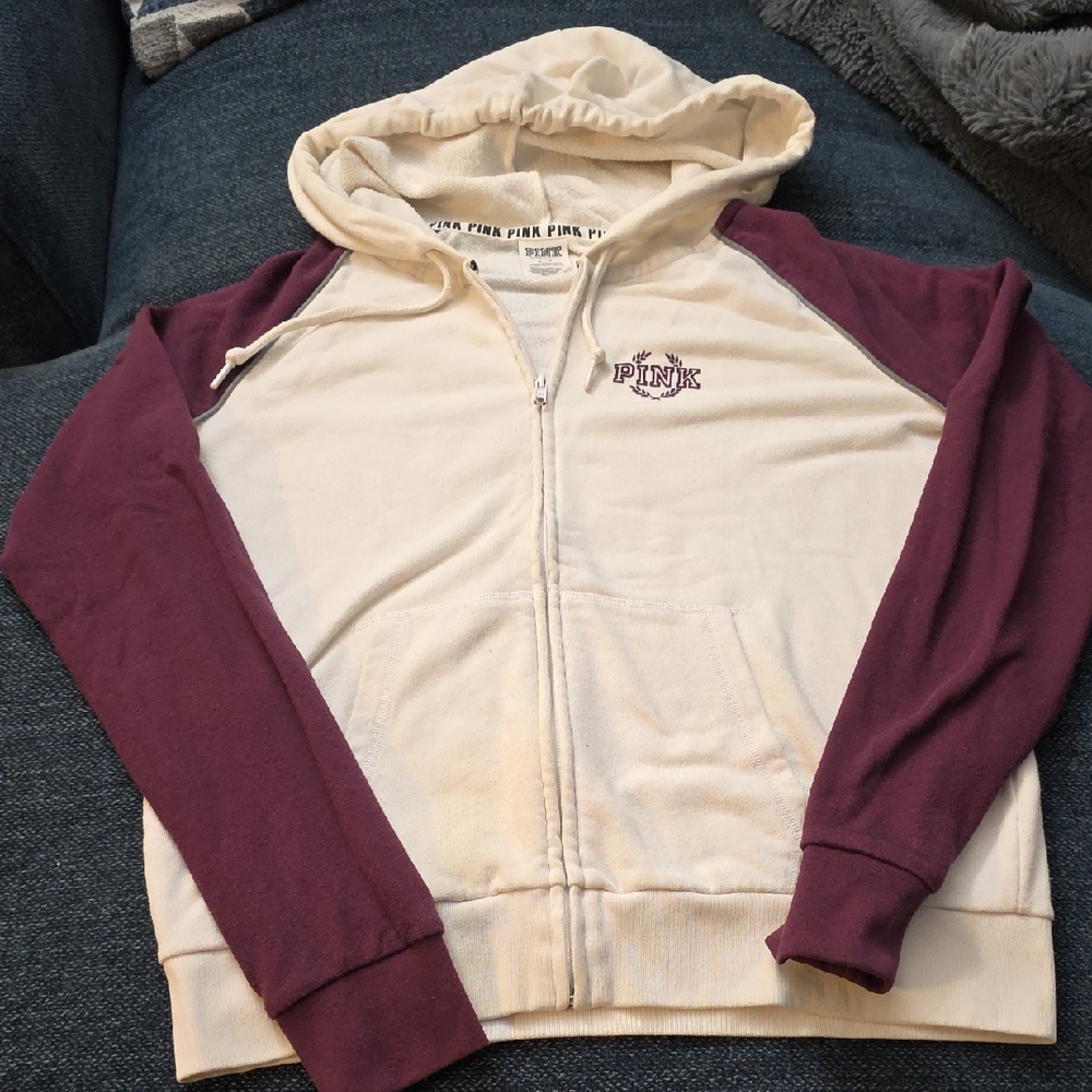 Victoria's Secret Pink Cream Hoodie
